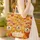 Golden Retriever Dogs Fall Leaves Your Name - Autumn Everyday Carry Gift Quilted Tote Bag - 4