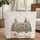 Vintage Camper Van Wildflowers Lavender Sprigs Travel Essentials Gift Quilted Tote Bag - 1