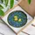 Lemon Branch Yellow Lemons Green Leaves Intertwining Stems - Home Decor Gift Stained Glass Suncatcher - 3