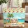 Personalized Vintage Travel Trailer Beach Scene - Travel Essentials Gift for Travelers Quilted Tote Bag - 1