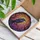 Raven Gnarled Branch Tree Leaves Jewel Tones Sunset Sky - Wildlife Lover Decor Gift Stained Glass Suncatcher - 3