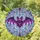 Menacing Bat Outstretched Wings Tiffany Glass - Home Decor Gift for Bat Lover Stained Glass Suncatcher - 1