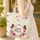 Ornate Butterflies Roses Vines Circular Frame Everyday Carry Gift Quilted Tote Bag - 4