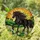Friesian Horse Wildflower Sunset - Home Decor Gift for Horse Lover Stained Glass Suncatcher - 1