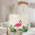 Pink Flamingo Tropical Floral Wreath - Everyday Carry Gift for Her Quilted Tote Bag - 5