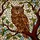 Majestic Wise Owl Tiffany Glass Geometric Mosaic Home Decor Gift for Owl Lover Stained Glass Suncatcher - 5