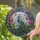 Jewel Tone Fanned Tail Peacock Orchid Tiffany Glass Mosaic - Home Decor Gift for Bird Lover Stained Glass Suncatcher - 2