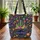 Personalized Desert Cactus Flora Bougainvillea Wreath - Everyday Carry Gift Quilted Tote Bag - 3