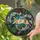 Stained Glass Siamese Cat Blue Collar Mosaic Foliage Indoor Home Decor Gift Stained Glass Suncatcher - 2