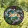 Stained Glass Siamese Cat Blue Collar Mosaic Foliage Indoor Home Decor Gift Stained Glass Suncatcher - 1