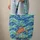 Flowing Ocean Waves Sea Turtle Mosaic Sea Glass Personalized - Travel Essentials Ocean Lover Gift Quilted Tote Bag - 6