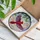 Tiffany Glass Red Cardinal Mid-Flight Ginkgo Leaves Wildlife Lover Gift for Window Display Stained Glass Suncatcher - 3