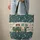 Vintage Camper Van Pine Trees Wildflowers Campfire Stars - Travel Essentials Everyday Carry Quilted Tote Bag - 6