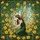 Graceful Kneeling Fairy Butterfly Wings Yellow Flowers - Fantasy Home Decor Gift Stained Glass Suncatcher - 5