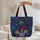 Vibrant Concentric Fireworks Star Cartouche - Celebration Everyday Carry Gift Quilted Tote Bag - 5