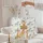 Young Giraffes Acacia Trees Name Sign - Everyday Carry Gift for Wildlife Lovers Quilted Tote Bag - 5