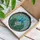 Peacocks Cherry Blossom Stained Glass Ornate Circular Border - Home Decor Gift for Bird Lovers Stained Glass Suncatcher - 3