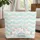 Golden Horn Unicorns Rainbow Stars Name Floral Wreath - Everyday Carry Travel Gift Quilted Tote Bag - 1