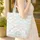 Golden Horn Unicorns Rainbow Stars Name Floral Wreath - Everyday Carry Travel Gift Quilted Tote Bag - 4