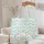 Golden Horn Unicorns Rainbow Stars Name Floral Wreath - Everyday Carry Travel Gift Quilted Tote Bag - 5