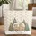 Vintage Camper Trailer Pine Trees Floral Wreath Personalized - Everyday Carry Gift Quilted Tote Bag - 1