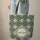 Teal Brown Cream Star Diamond Triangle Everyday Carry Gift Quilted Tote Bag - 6