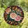 Tiffany Glass Roses Rosebuds Leaves Intricate Mosaic Geometric Shapes - Home Decor Gift Stained Glass Suncatcher - 1