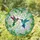 Sun-Dappled Garden Hummingbirds Flowering Vines Window Decor Gift for Bird Lovers Stained Glass Suncatcher - 1