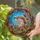 Otter Pansies Stained Glass - Wildlife Lover Home Decor Gift Stained Glass Suncatcher - 2