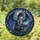 Dark Scaled Dragon Glowing Book Enchanted Forest - Home Decor Gift Stained Glass Suncatcher - 1
