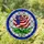 American Flag Rose Mosaic Border - Independence Day Home Decor Gift Stained Glass Suncatcher - 1