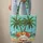 Tropical Palm Trees Hibiscus Beach Personalized Name - Travel Essentials for Beach Lovers Quilted Tote Bag - 6