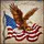 Majestic Tiffany Stained Glass Bald Eagle American Flag - Patriotic Home Decor Gift for American Homes Stained Glass Suncatcher - 5