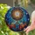 Dreamcatcher Feather Nebula Galaxy Constellation - Home Decor Gift for Celestial Lover Stained Glass Suncatcher - 2