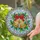 Ornate Golden Christmas Bells Candy Cane Holly - Holiday Home Decor Stained Glass Suncatcher - 2