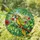 Tropical Parrot Jungle Foliage - Home Decor Gift for Wildlife Lover Stained Glass Suncatcher - 1