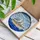 Three Seagulls Rowboat Choppy Ocean Sky Stained Glass - Coastal Home Decor Gift Stained Glass Suncatcher - 3