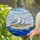 Three Seagulls Rowboat Choppy Ocean Sky Stained Glass - Coastal Home Decor Gift Stained Glass Suncatcher - 2