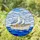 Three Seagulls Rowboat Choppy Ocean Sky Stained Glass - Coastal Home Decor Gift Stained Glass Suncatcher - 1