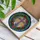 Mosaic Cross Stained Glass Wreath Heart Dahlias - Christian Home Decor Gift Stained Glass Suncatcher - 3