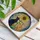 Black Cat Amber Tabby Sunflower - Home Decor Gift for Cat Lover Stained Glass Suncatcher - 3
