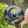 Shiba Inu Crescent Moon Landscape Wildflowersn Custom Name - Home Decor Gift for Dog Lovers Stained Glass Suncatcher - 2