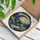 Shiba Inu Crescent Moon Landscape Wildflowersn Custom Name - Home Decor Gift for Dog Lovers Stained Glass Suncatcher - 3