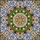 Mandala Floral Star Snowflake Rosette Petal Leaf Circular Border - Home Decor Gift Stained Glass Suncatcher - 5