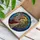 Celestial Angel Golden Headpiece Christmas Tree Holiday Home Decor Gift Stained Glass Suncatcher - 3