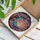 Crescent Moon Sakura Blossoms Stained Glass Celestial - Home Decor Gift for Nature Lover Stained Glass Suncatcher - 3