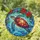 Majestic Sea Turtle Poinsettia Holly - Christmas Holiday Home Decor Gift for Wildlife Lovers Stained Glass Suncatcher - 1