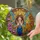 Stained Glass Fairy Woman Iridescent Wings Peonies - Home Decor Gift for Fairy Lover Stained Glass Suncatcher - 2
