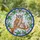 Wise Adult Owl Owlets Blue Eyes Branch Leaves - Wildlife Lover Gift Stained Glass Suncatcher - 1