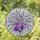 Lush Purple Blossom Lavender Floral Bouquet - Home Decor Gift for Floral Lover Stained Glass Suncatcher - 1